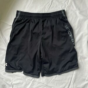 4/$25 SALE UNDER ARMOR YOUTH XL Black Gray Shorts with pockets